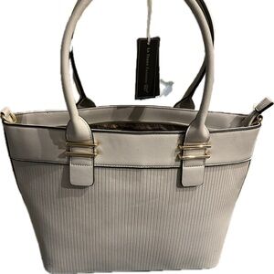 LA Terre Fashion Vegan white Purse Bag Brand New